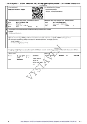 BIO Certificate